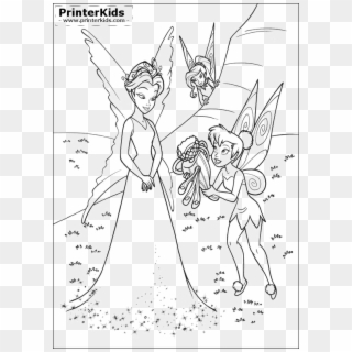 Tinkerbell Coloring Pages Preview - Imagenes De La Reina Clarion, HD Png Download
