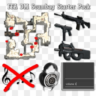 Ffa Dm Scumbag Starter Pack - Firearm, HD Png Download