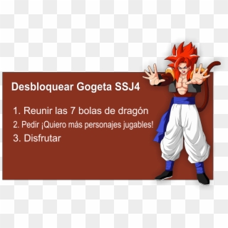 Desbloquar Gogeta Ssj4 En Dragon Ball - Gogeta Ssj4, HD Png Download