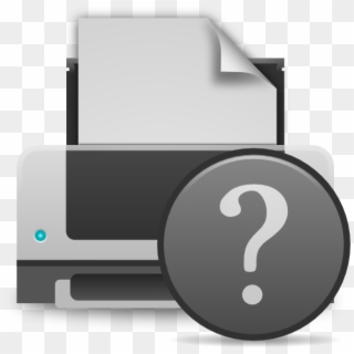 How To Set Use Printer Question Icon Png, Transparent Png