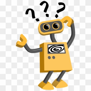 Robot With Questions - Robot Question Clipart, HD Png Download