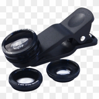 37mm Clip Mobile Attachment Lens Kit Glass Fixed Focus - Mobile Phone Lens Png, Transparent Png