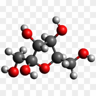 Fructose 3d Ball And Stick Model - Man Made Macromolecules, HD Png Download