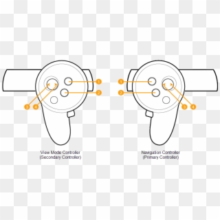 Oculus Rift Controllers - Game Controller, HD Png Download