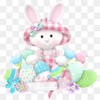 Easter White Bunny Png Clipart, Transparent Png