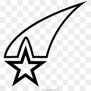 Shooting Star Coloring Pages With Page Ultra - Americana Symbols, HD Png Download