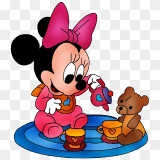 Baby Minnie Mouse Png - Baby Disney Cartoon Characters Png, Transparent Png