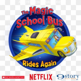 Watch Clipart Netflix - Magic School Bus Rides Again Characters, HD Png Download