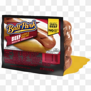 Ball Park Beef Hot Dogs - Ball Park Franks, HD Png Download