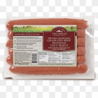 Our Grass Fed Beef Hot Dogs Are Made With Grass Fed - Life Choices All Beef Hot Dogs, HD Png Download