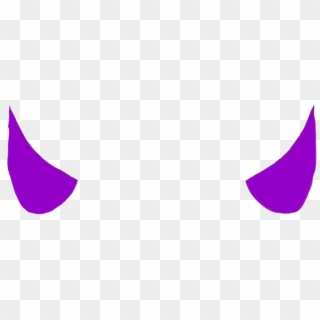 Purple Devilhorns Devil Purpledevil Purpledevilhorns, HD Png Download