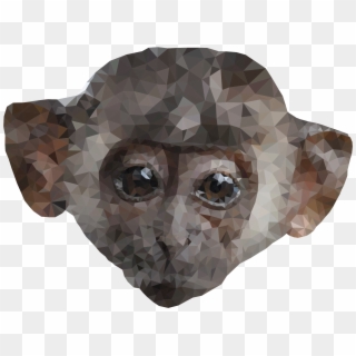 This Free Icons Png Design Of Low Poly Monkey, Transparent Png