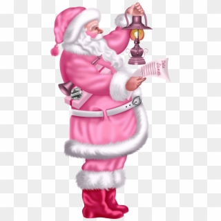 I Can't Decide If I Adore This , Or If It Annoys Me - Pink Santa Claus, HD Png Download