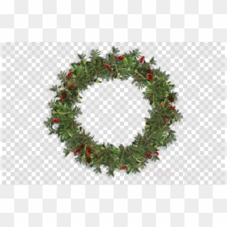 Transparent Christmas Wreath - Wreath, HD Png Download