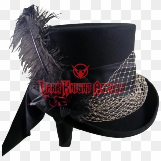 Mad Hatter Felt Top Hat - Cowboy Hat, HD Png Download