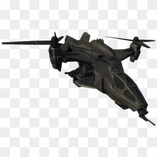 Futuristic Helicopter, Helicopter - Halo Reach Falcon, HD Png Download