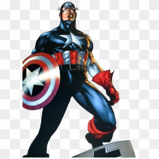 Captain America Comic Png - Captain America Steve Mcniven, Transparent Png