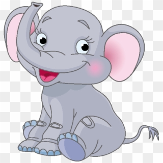 600 X 600 2 - Baby Elephant Cartoon Clipart, HD Png Download