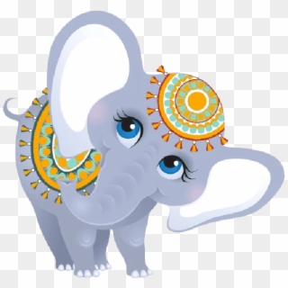 Pin By Billy Nelson On Elly - Cartoon Baby Indian Elephant, HD Png Download
