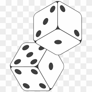 Drawing Dice - Dice Black And White Drawing, HD Png Download