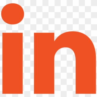 Linkedin Icon Orange - Orange Linkedin Icon, HD Png Download
