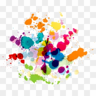 Free Png Download Colorful Paint Splatter Transparent - Paint Splatter Clear Background, Png Download