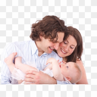 Family With Baby - Baby And Parents Stock, HD Png Download