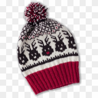 Pdf Christmas Hat Knitting Pattern - Fairisle Christmas Hat Knitting Patterns, HD Png Download