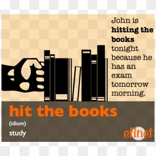 Hit The Books - Graphic Design, HD Png Download