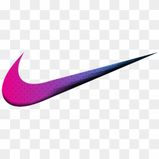 pink nike logo