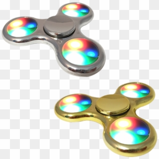 Gold Fidget Spinner Png Photos - Gold Flashing Fidget Spinner, Transparent Png
