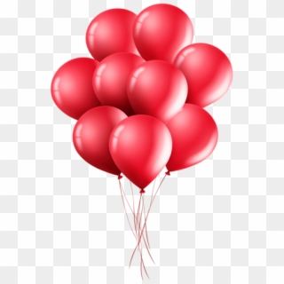 Free Png Download Red Balloons Png Images Background - Red Balloons Transparent Background, Png Download