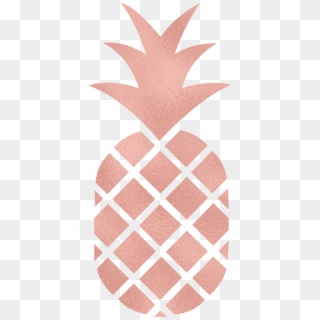 Rose Gold Pineapple Transparent, HD Png Download