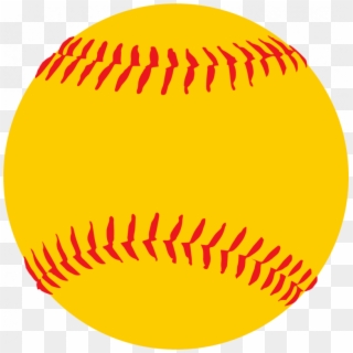 Banner Freeuse Stock Free Yellow Cliparts Download - Softball Clipart Transparent Background, HD Png Download