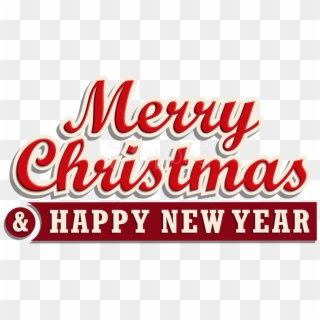 Free Png Download Merry Christmas And Happy New Year - Tulisan Merry Christmas And Happy New Year 2018, Transparent Png