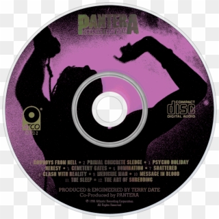 Pantera Cowboys From Hell Cd Disc Image - Pantera Cowboys From Hell Cd, HD Png Download