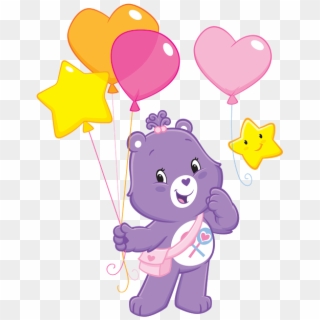 Care Bear Transparent Background Png - Purple Care Bear Png, Png Download