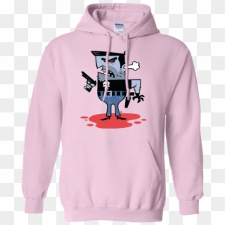Marvel The Punisher Retro - Pink Nasa Hoodie, HD Png Download