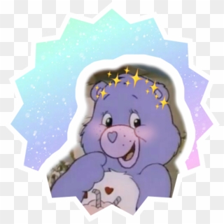 Incon Care Bear 💙🌈 Icon Carebear Loveli Cute Criative - Purple Care Bear Aesthetic, HD Png Download