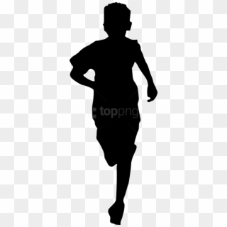 Free Png Kid Running Silhouette Png - Kid Running Silhouette, Transparent Png