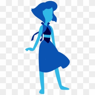 Child Silhouette Clipart - Blue Diamond Steven Universe Dress, HD Png Download