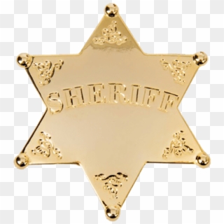 Sheriff Badge Png Background Image - Gold Sheriff Badge, Transparent Png