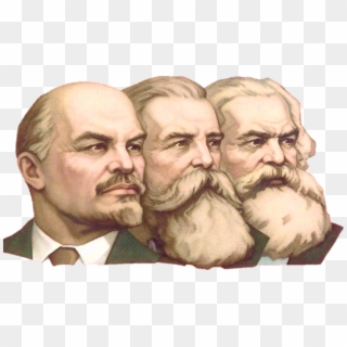 Lenin, Engels, Marx - Karl Marx Lenin Engels, HD Png Download