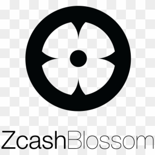 Black Zcash Blossom Vertical Logo - Circle, HD Png Download