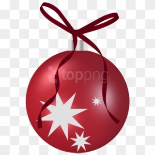 Free Png Transparent Christmas Red Ornament Png Images - Christmas Ornament Clipart Free, Png Download