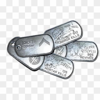 Military Dog Tags Png - Battlefield 3 Dog Tags, Transparent Png