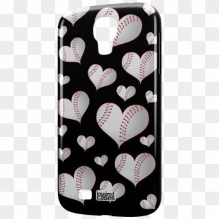 Baseball Heart Design For Samsung Galaxy S4 Case - College Baseball, HD Png Download