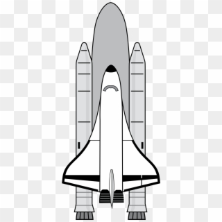 800 X 1740 6 - Space Shuttle Black And White Clipart, HD Png Download