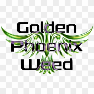 Golden Phoenix Weed - Graphic Design, HD Png Download
