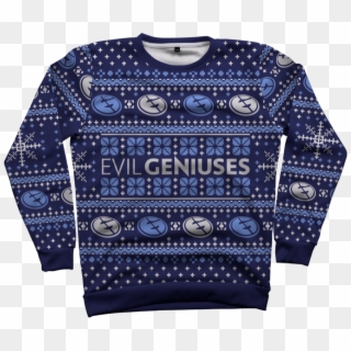 Evil Geniuses Ugly Christmas Sweater - Christmas Sweater Evil, HD Png Download